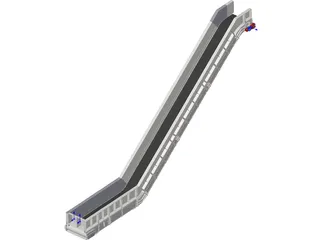 Chain Conveyor 3D Model preview