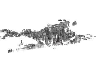 Boston Downtown 3D Model preview