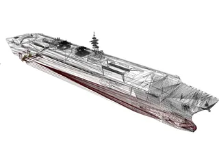 Hyuga-class Helicopter Destroyer 3D Model preview