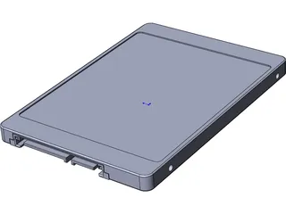 Slim SSD 3D Model preview