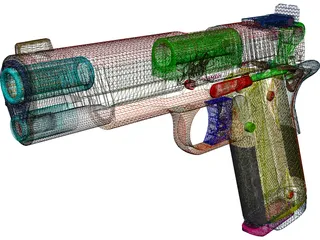 Kimber 1911 3D Model preview