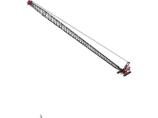 Manitowoc 999 Crawler Crane 3D Model preview
