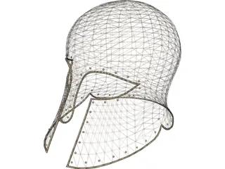 Greek Helmet 3D Model preview