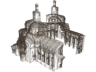 Church 3D Model preview