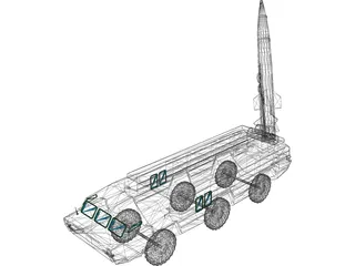 OTR-21 Tochka-U 3D Model preview