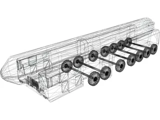 RT-2UTTKh Topol-M 3D Model preview