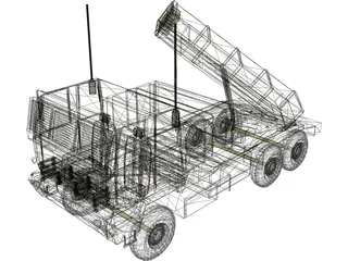 HIMARS 3D Model preview