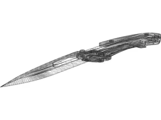 Boker Knife 3D Model preview