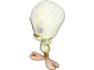 Tweety 3D Model preview