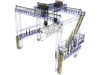 Crane 3D Model preview