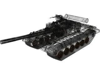 T-90 3D Model preview