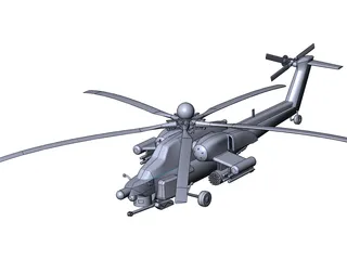 Mil Mi-28 Havoc 3D Model preview