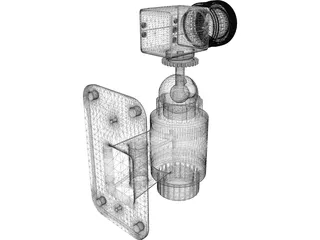Security Camera 3D Model preview