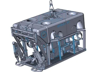Triton XLS150 ROV 3D Model preview