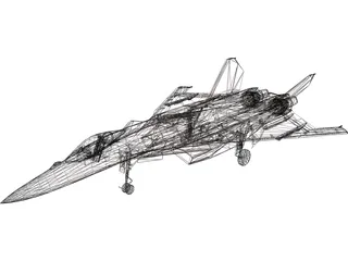 CFA-44 Nosferatu 3D Model preview