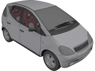 Mercedes-Benz A-class 3D Model preview