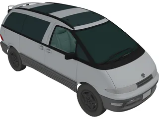 Toyota Lucida (1992) 3D Model preview