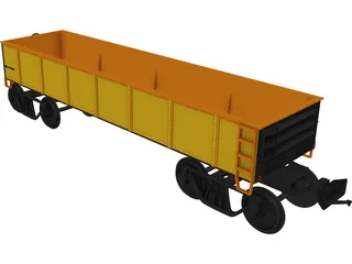Steel Gondola (1942) 3D Model preview