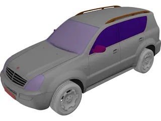 SsangYong Rexton 3D Model preview