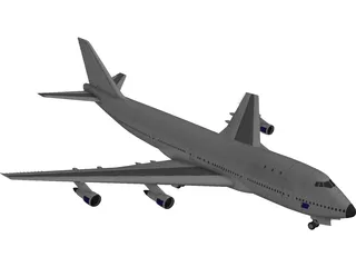 Boeing 747 The Jumbo Jet 3D Model preview