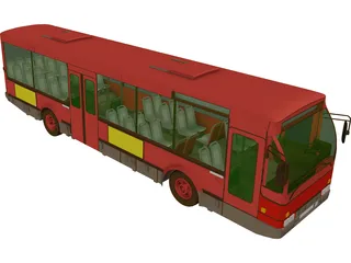 Bus EMT 3D Model preview