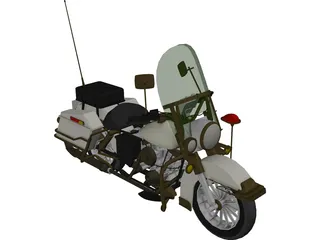 Harley-Davidson Police 3D Model preview