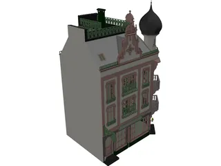 Town House 3D Model preview