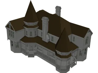 House Victorian 3D Model preview