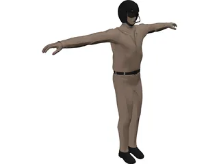Pilot 3D Model preview