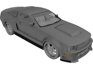 Ford Mustang Eleanor 3D Model preview
