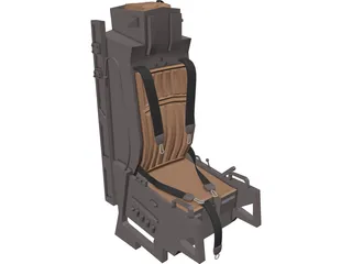 F-15 Seat 3D Model preview