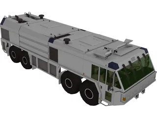 Firefight Truck 3D Model preview