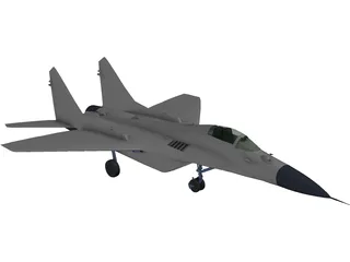 MiG-29A 3D Model preview