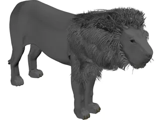 Lion 3D Model preview