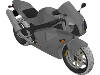 Honda RVT1000 3D Model preview