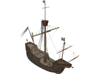 Santa Maria 3D Model preview