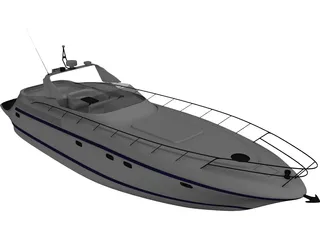 Sarnico 58 Yacht 3D Model preview