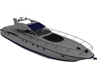 Sarnico 65 Yacht 3D Model preview