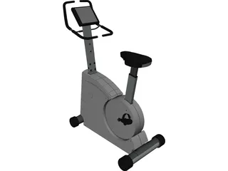Exercise Cycle 3D Model preview