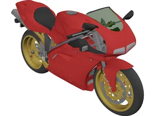 Ducati 916 3D Model preview