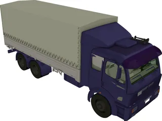Mercedes-Benz Truck 3D Model preview