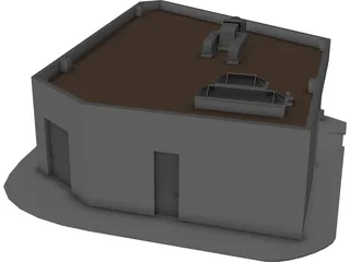 Building Auxiliar 3D Model preview