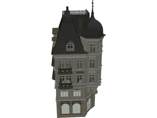 Bank Victorian 3D Model preview