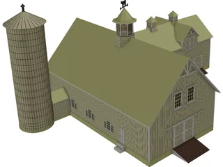 Barn 3D Model preview