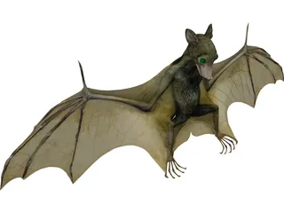 Bat 3D Model preview