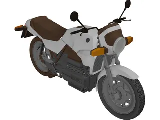 BMW K100 3D Model preview