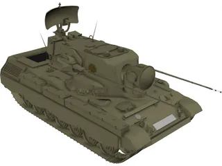Flackpanzer Gepard 3D Model preview
