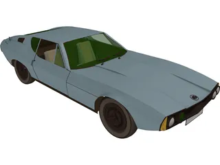 Jaguar Piranha 3D Model preview