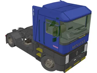 Renault Magnum 3D Model preview