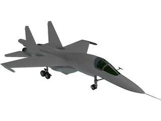 Sukhoi Su-34 Fullback 3D Model preview